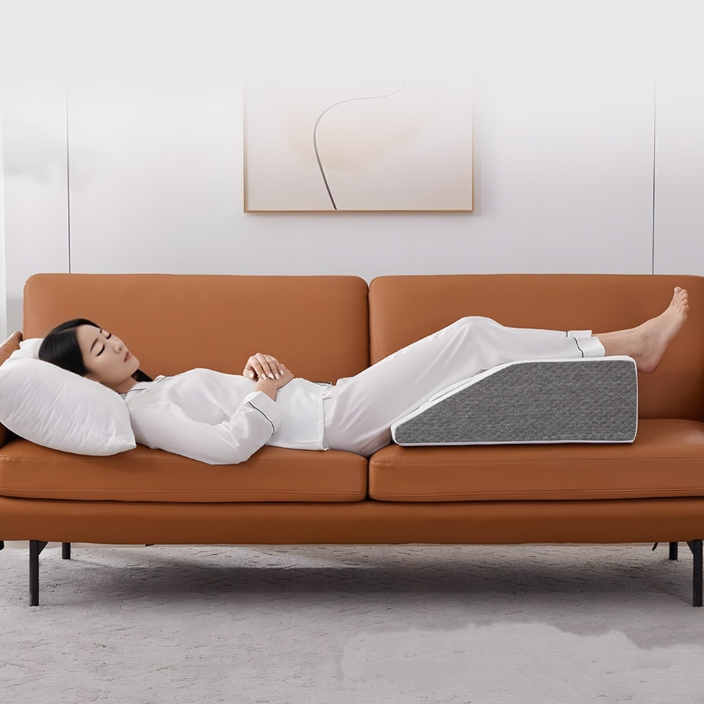 ErgoWellness™ Ergonomic Leg Elevation Wedge Pillow for Back & Hip Relief